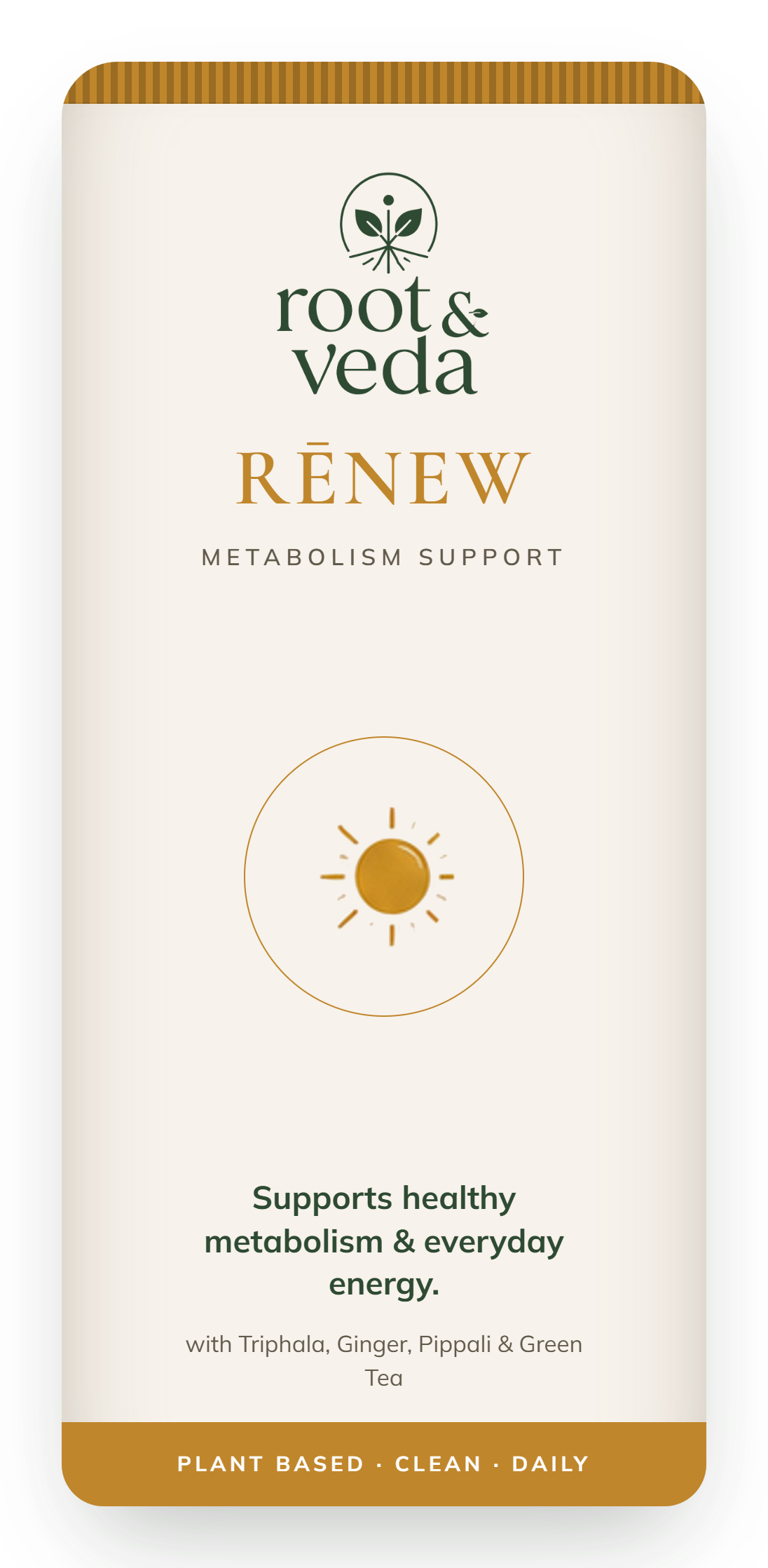 RĒNEW — Metabolism support